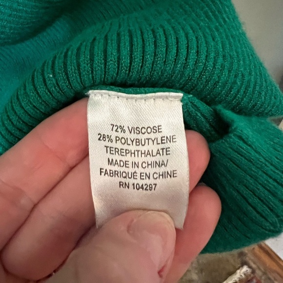 Milly Green Crew Neck Sweater - Picture 4 of 6